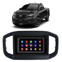 Kit Multimidia Android Fiat Strada 2021-22-23-24 7" GPS Integrado Tv Online Bluetooth WiFi USB