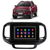 Kit Multimídia Android Fiat Toro 2016 2017 2018 2019 2020 2021 2022 7" GPS Integrado Tv Bluetooth - E-Droid