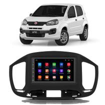 Kit Multimídia Android Fiat Uno 2015 2016 2017 2018 2019 2020 2021 7" GPS Integrado Tv Online