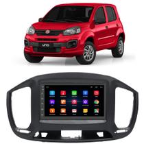 Kit Multimídia Android Fiat Uno 2015 2016 2017 2018 2019 2020 2021 7" GPS Integrado Tv Online