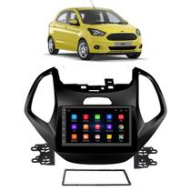Kit Multimidia Android Ford Ka 2015 2016 2017 7 Pol + Câmera e Moldura