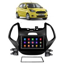Kit Multimídia Android Ford Ka 2015 2016 2017 Sem Computador de Bordo Sync 7 Polegadas GPS Integrado Bluetooth Tv Online - E-Droid