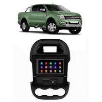 Kit Multimídia Android Ford Ranger 2012 2013 2014 2015 2016 XL 7" Tv Online GPS Integrado Wifi