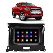 Kit Multimídia Android Ford Ranger 2017 2018 2019 2020 2021 7" Tv Online GPS Integrado Bt