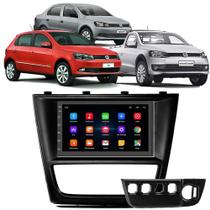Kit Multimídia Android Gol Voyage Saveiro G6 2013 2014 2015 2016 7 Polegadas GPS Tv Online Bluetooth Wifi