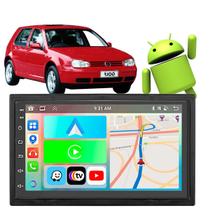 Kit multimidia android golf 99/13 preto ch volkswagen carpl