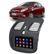 Kit Multimídia Android Grand Siena 2013 2014 2015 2016 2017 2018 2019 2020 2021 7" Gps Integrado Tv