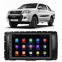 Kit Multimidia Android Hilux 12 13 14 15 7 Pol + Câmera e Moldura