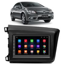 Kit Multimídia Android Honda Civic 2012 2013 2014 2015 2016 7 Polegadas GPS Tv Online Bt - E-Droid