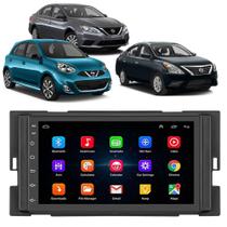 Kit Multimidia Android March Versa 14 15 17 19 20 7 Pol Wifi Espelhamento
