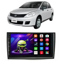 Kit Multimídia Android Nissan Tiida 2010 2011 2012 2013 2014 7" GPS Integrado Tv Online Bt