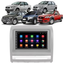 Kit Multimídia Android Palio Siena Strada Idea 2004 A 2014 7" GPS Integrado Tv Online Bt