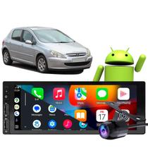 Kit Multimidia Android Peugeot 307 2002-2012 1 Din 2-32Gb Gps