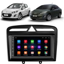 Kit Multimidia Android Peugeot 308 408 2012-13-14-15-16-17-18-19 7" Gps Integrado Tv Online Radio Fm Wi-fi