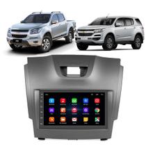 Kit Multimídia Android S10 Trailblazer 2012 2013 2014 2015 2016 7" Tv Online GPS Integrado Wifi