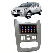 Kit Multimidia Android Sandero 2007 2008 2009 2010 2011 7 Pol + Câmera