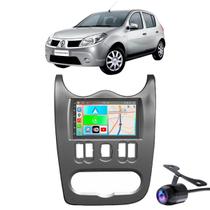 Kit Multimidia Android Sandero 2007-2011 7 Pol Carplay + Câmera de Ré Kit Multimidia Android Sandero 2007-2011 7 Pol Carplay + Câmera de Ré