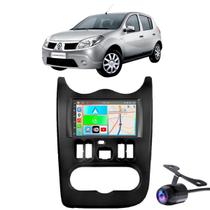 Kit Multimidia Android Sandero 2007-2011 7 Pol Carplay + Câmera de Ré Kit Multimidia Android Sandero 2007-2011 7 Pol Carplay + Câmera de Ré