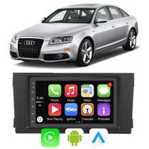 Kit Multimidia Audi A6 1997 98 99 00 01 02 03 2004 7" Android-Auto/CarPlay Voz Google Siri Tv Online