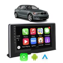 Kit Multimidia BMW Série 1 116l 118l 2013 2014 2015 9" CarPlay Bluetooth Tv Online Google Assistente e Siri