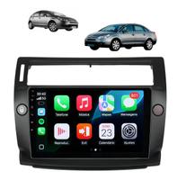 Kit Multimídia C4 Pallas 2009 / 2014 Mold Preta Android 9 Pol 2/32Gb Carplay - Vision 8990CP