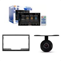 Kit Multimídia Câmera de ré Moldura Golf Polo Bora Fox Novo Space Fox Fiesta Ecosport RS506BR Plus Roadstar