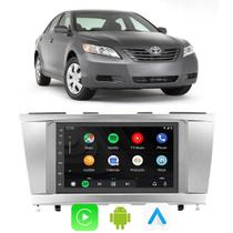 Kit Multimidia Camry 2006 2007 2008 2009 2010 2011 7" Android Auto CarPlay Voz Google Siri Tv Bluetooth