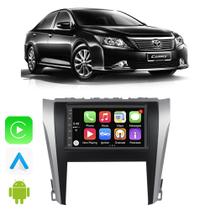 Kit Multimidia Camry 2015 2016 2017 7" Android Auto CarPlay Voz Google Siri Tv Bluetooth