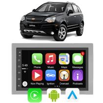 Kit Multimidia Captiva 2008 09 10 11 12 13 14 15 16 2017 7" Android Auto CarPlay Voz Google Siri Tv Bluetooth