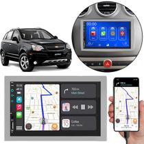 Kit Multimídia Captiva 2008-2017 Tela 7" Polegadas MP5 Carplay Android-Auto