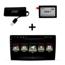 Kit Multimidia CarPlay 10 Polegadas E TV Digital Para Carro