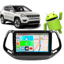 Kit Multimidia CarPlay Android 9” 2GB 32GB Compass 2017-2021 + Câmera Kit Multimidia CarPlay Android 9” 2GB 32GB Compass 2017-2021 + Câmera