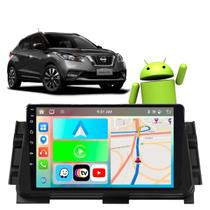 Kit Multimidia CarPlay Android 9” 2GB 32GB Kicks 2016-2023 + Câmera
