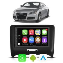 Kit Multimidia Carplay Android Auto Audi TT 2000 A 2014 7" Comando Por Voz Siri Bluetooth Youtube TV