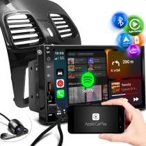 Kit Multimidia Carplay Android Auto + Moldura Grand Siena + Câmera - MP5 COMBAT