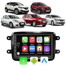 Kit Multimidia Carplay/Android-Auto Renault Sandero Kwid Captur Logan Duster 7" Comando Por Voz Siri Kit Multimidia Carplay/Android-Auto Renault Sandero Kwid Captur Logan Duster 7" Comando Por Voz Siri
