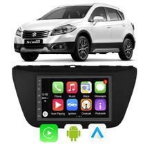 Kit Multimidia Carplay Android Auto Scross 2015 A 2018 7" Comando Por Voz Siri Google Assistente Tv - E-Carplay