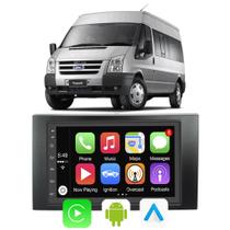 Kit Multimidia Carplay/Android-Auto Transit 2009 2010 2011 2012 2013 2014 7" Google Voz Siri
