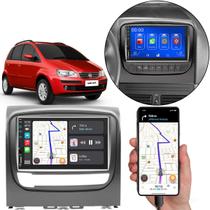 Kit Multimídia Carplay Fiat Idea 2013-2016 7 Pol MP5 Touch-screen + Câmera de ré