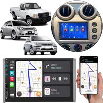 Kit Multimídia Carplay Ford Ranger F-250 2000 A 2012 7 Pol MP5 + Câmera de ré