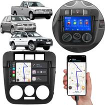 Kit Multimídia Carplay Gol Parati Saveiro G4 7 Pol MP5 Touch-screen + Câmera de ré