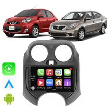 Kit Multimidia Carplay March Versa 11 12 13 9 Polegadas Spotify Gps