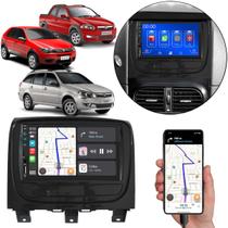 Kit Multimídia Carplay Palio Siena Strada 7 Pol MP5 Touch-screen + Câmera de ré