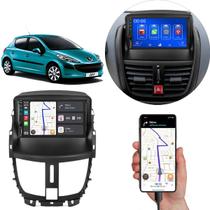 Kit Multimídia Carplay Peugeot 207 2009-2015 7 Pol MP5 Touch-screen + Câmera de ré Kit Multimídia Carplay Peugeot 207 2009-2015 7 Pol MP5 Touch-screen + Câmera de ré