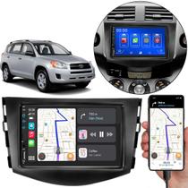 Kit Multimídia Carplay Rav4 2006-2012 7 Pol MP5 Touch-screen + Câmera de ré