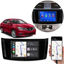 Kit Multimídia Carplay Sentra 2014 A 2020 7 Pol MP5 Touch-screen + Câmera de ré