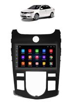 Kit Multimídia Cerato 09 / 13 Ar Digital CarPlay AndroidAuto 7 Pol USB BT FM