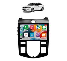 Kit Multimidia Cerato 2009 / 2013 Ar Digital 9 Pol Carplay AndroidAuto USB BT FM - Roadstar 7009BR