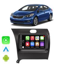 Kit Multimidia Cerato 2013 2014 15 16 17 18 2019 7" Android Auto CarPlay Voz Google Siri Tv Online Bluetooth - E-Carplay