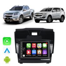 Kit Multimidia Chevrolet S10 Trailblazer 2012 2013 2014 2015 2016 7" CarPlay Android Auto Google Voz Bluetooth